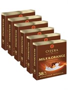 OZera, шоколад в кубиках молочный Milk & Orange, 90 г х 6 штук